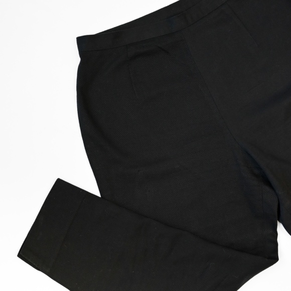 100% Cotton retro cigarette pants - high waist black 50s style capris - Picture 12 of 16